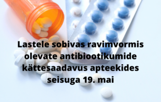 Tableti vormis on antibiootikumid praegu apteekides saadaval. Tarneraskuse perioodil palume eelistada tablettravi nendele lastele, kes suudavad ise tabletti neelata ning kellele on tableti annus sobilik. Foto: Pixabay