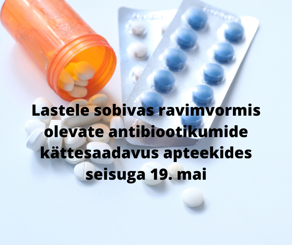 Tableti vormis on antibiootikumid praegu apteekides saadaval. Tarneraskuse perioodil palume eelistada tablettravi nendele lastele, kes suudavad ise tabletti neelata ning kellele on tableti annus sobilik. Foto: Pixabay