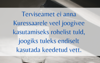 Kuressaare torustike puhastamise teravik keskendub vanalinnale.