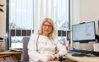 Laagri Perearstikeskuse juhataja Triinu-Mari Ots peab inimeste terviseteadlikkuse parandamist väga oluliseks. Foto: Julia-Maria Linna, Tervisekassa