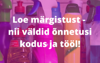 Loe märgistust - nii väldid õnnetusi kodus ja tööl!