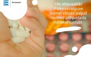 Mitmete ravimite kasutamine suurendab päevitamise kahjusid. Foto: Ravimiamet