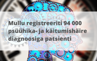 Mullu registreeriti 94 000 psüühika- ja käitumishäire diagnoosiga patsienti