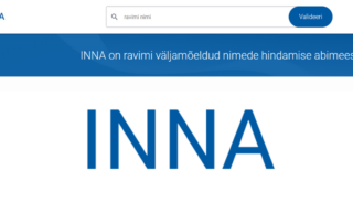Valmis on saanud ravimi nimede hindamise tööriist INNA. Kuvatõmmis: Ravimiamet