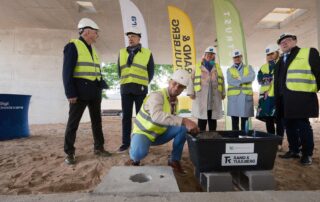 Uus Viljandi haigla- ja tervisekeskus sai nurgakivi. Foto: Hendrik Osula, Riigi Kinnisvara AS