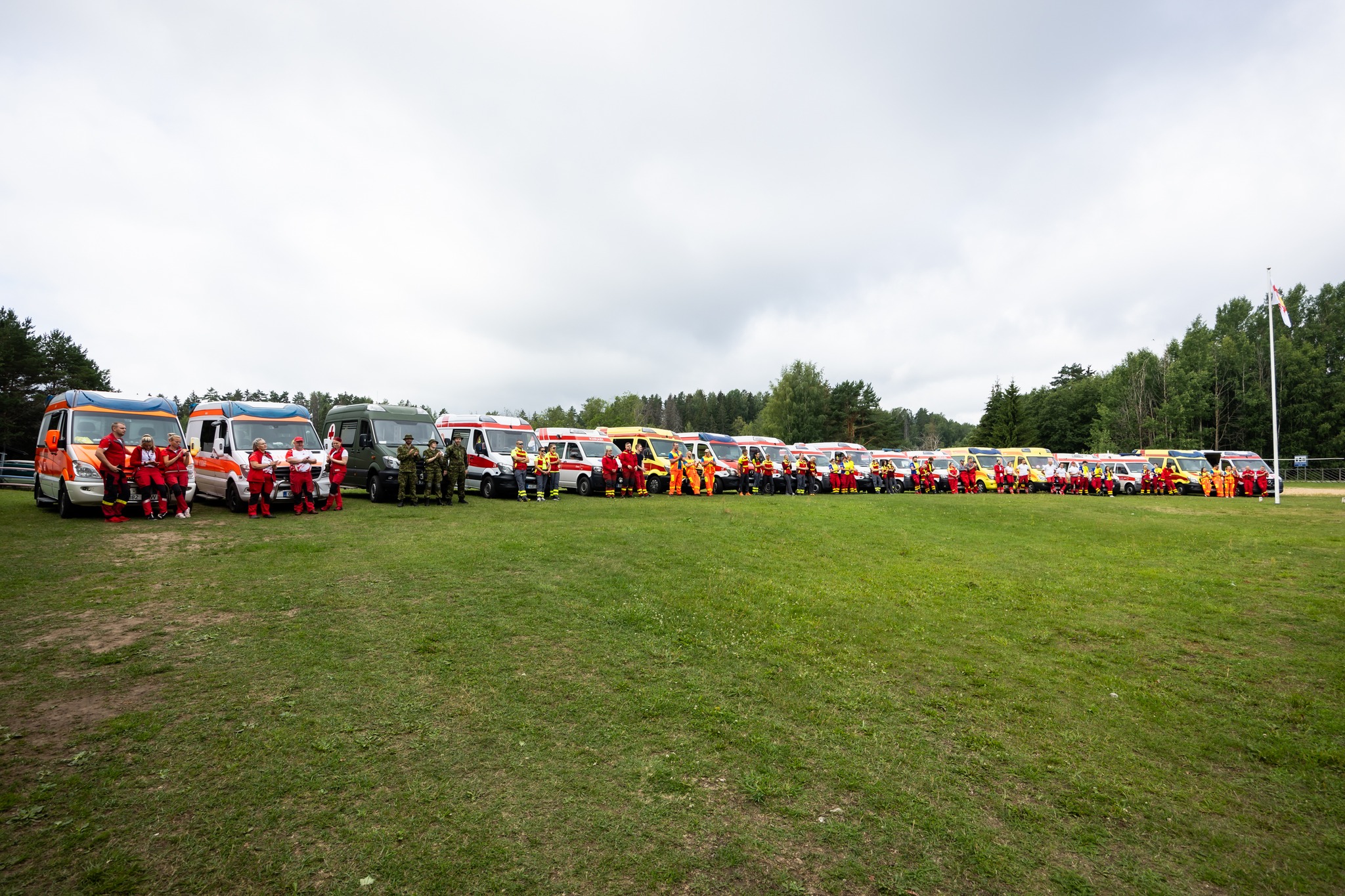 Eesti Kiirabiliidu Kutsemeisterlikkuse võistlustel osales 18 kiirabibrigaadi, esindatud oli 9 kiirabiteenuse osutajat. Foto: Erlend Štaub