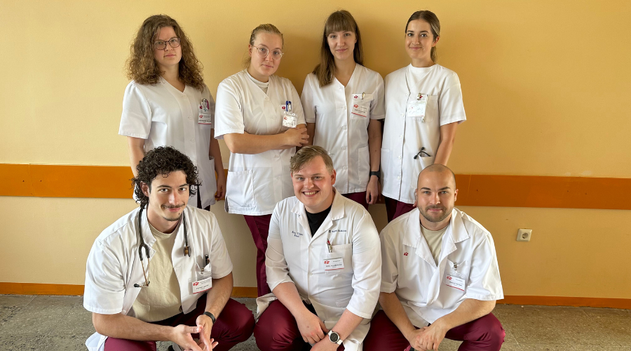 Viljandi haiglas alustasid tööd tudengitest abiarstid. Foto: SA Viljandi Haigla