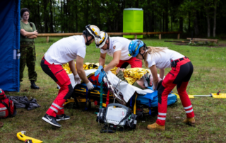 Regionaalhaigla tiim PERH 91 võitis Kiirabiliidu kutsemeisterlikkuse võistlused. Foto: Erlend Štaub