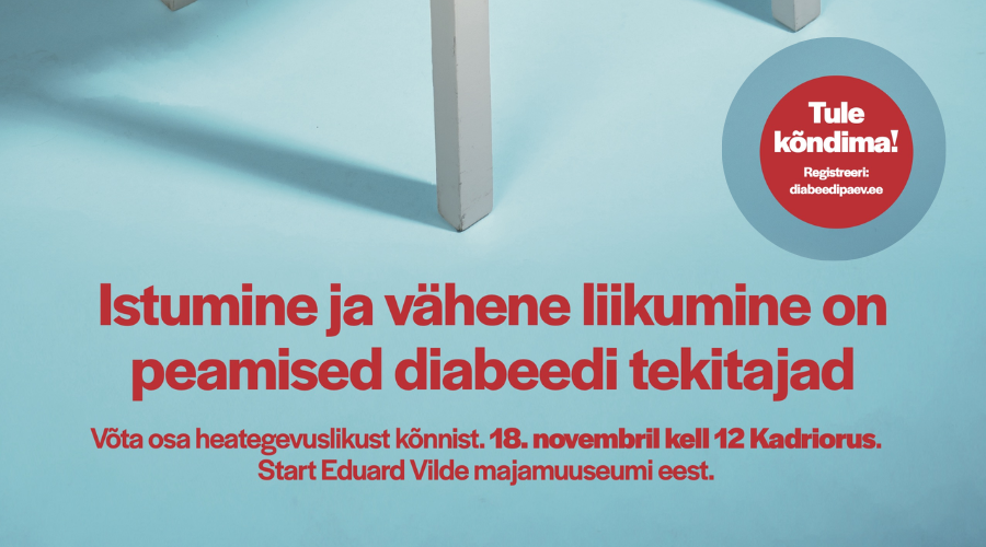 Diabeedi ühing kutsub laupäeval Kadriorgu diabeedikõnnile. Foto: Diabeedipaev.ee