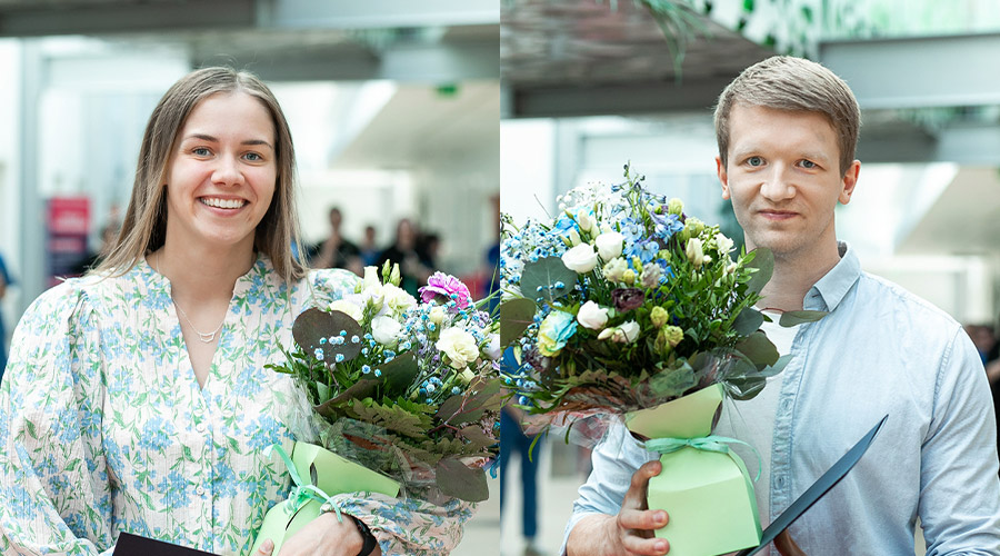 Tartu Ülikooli Kliinikum. Vasakul: Sale-Liis Teesalu, paremal: Margus Bunder