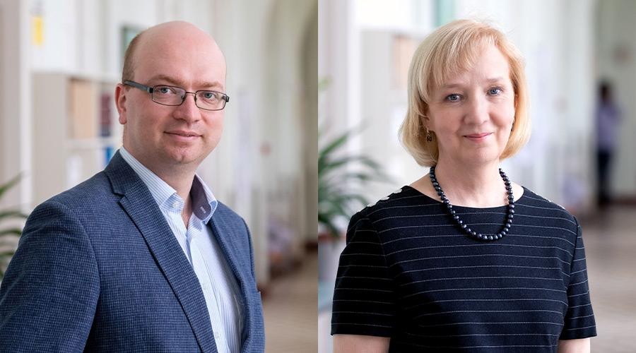 Dr Sander Pajusalu ja prof Katrin Õunap. Foto: A. Tennus