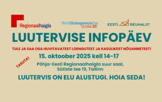 Infopäev Regionaalhaiglas: kuidas hoida luutervist ja ennetada luumurde?