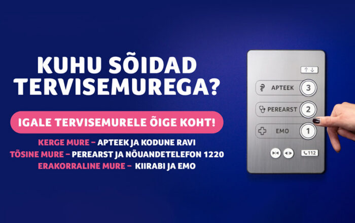 Igale tervisemurele on õige koht (Allikas: tervisekassa.ee/tervisemure)