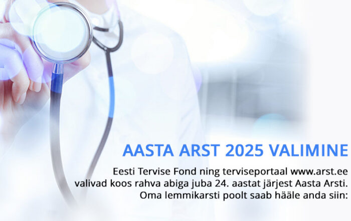 Eesti Tervise Fond ootab patsiente valima Eesti Aasta Arsti 2025